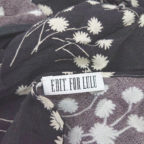 ◇ ⊂ EDIT.FOR LULU エディット フォー ルル モノトーンフラワー  