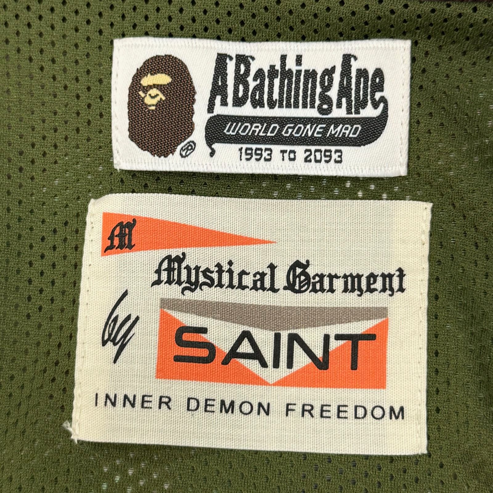 SAINT MICHAEL × A BATHING APE 24SS AP_TRACK JKT/ST APE/CAMO