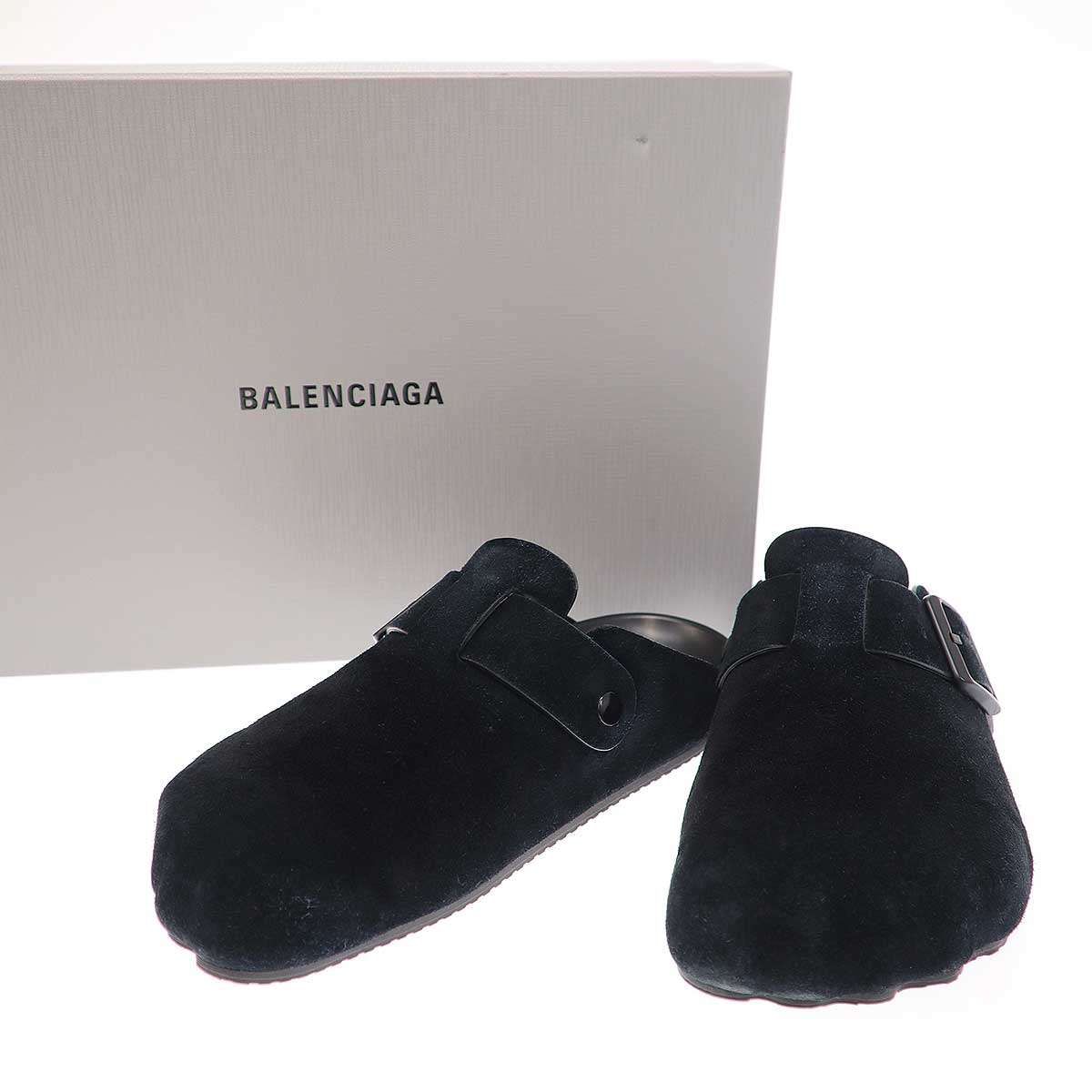BALENCIAGA】バウンサークロッグ サンダル ブラック 42 楽天市場
