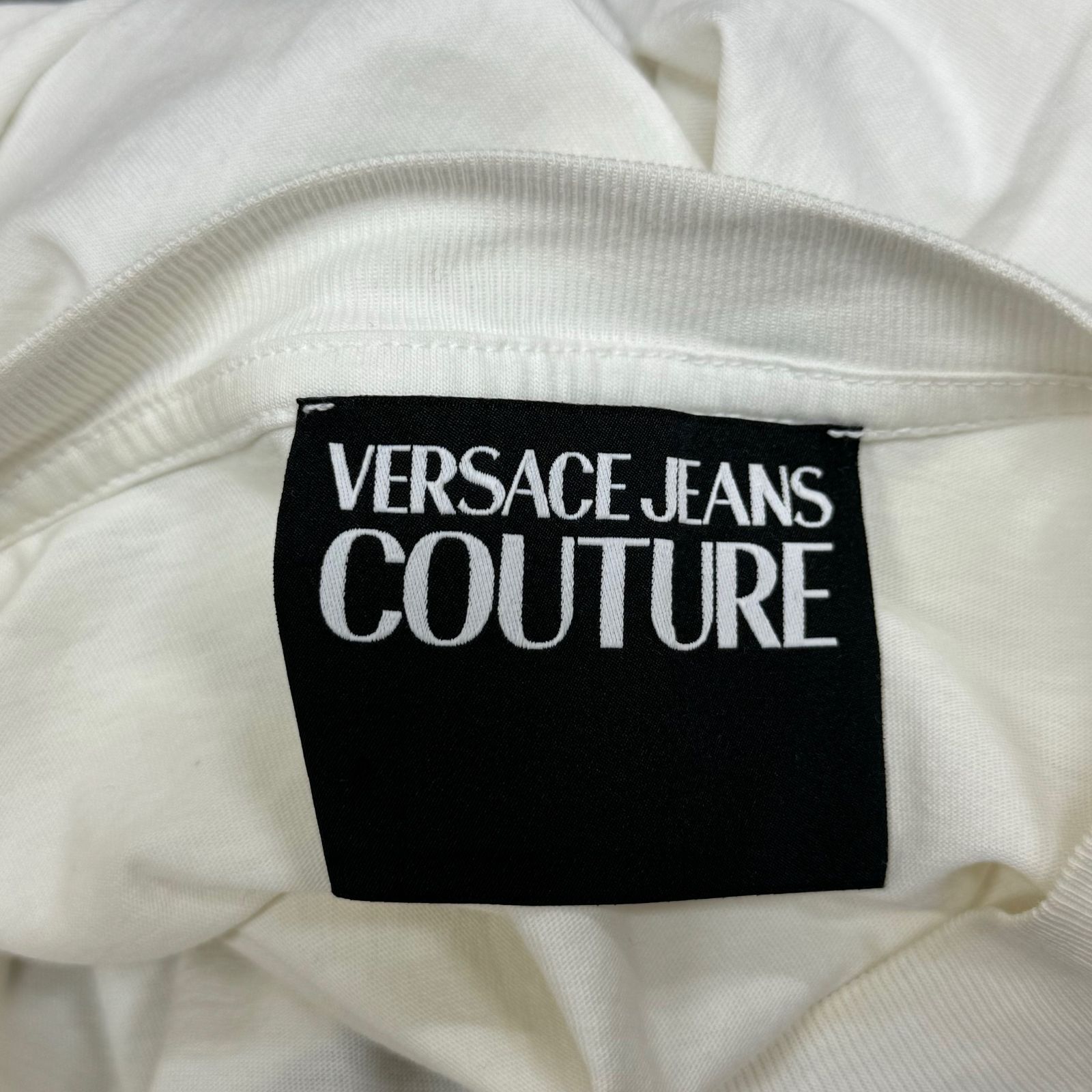 VERSACE JEANS COUTURE プリント ロングスリーブ Tシャツ カットソー 