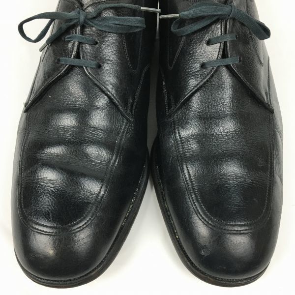 70年製?Vintage 　FLORSHEIM/フローシャイム　Uチップ/ビジネスシューズ〈黒/BLACK/ブラック〉幅広9.5EEE/27.5程度/メンズ//men's 菅NO.WZD-183 70年製?Vintage FLORSHEIM/フローシャイム Uチップ/ビジネスシューズ
