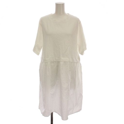 パトゥ PATOU 22SS ミニドレス チュニック ワンピース 半袖 S 白 ホワイト 22SA2-JE043-92 |YM