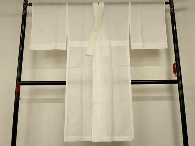 平和屋着物＊夏物 長襦袢 絽 白色 洗える着物 AABC6900jd