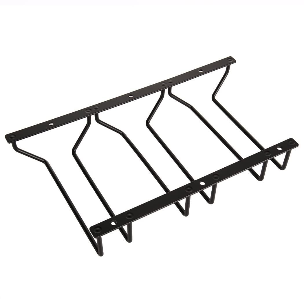 ブラックワイングラスラック