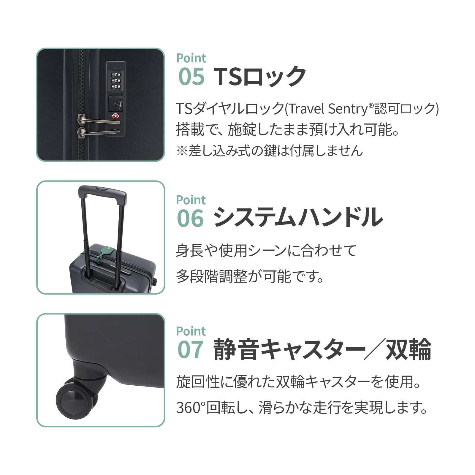  48 L 双輪キャスター 4泊5日 ネームタグ 3 5 kg 3泊4日 キャリーケース mサイズ キャリーバッグ HAyU スーツケース パキラ エーストーキョー No 05782 その他 旅行かばん 小分けバッグ