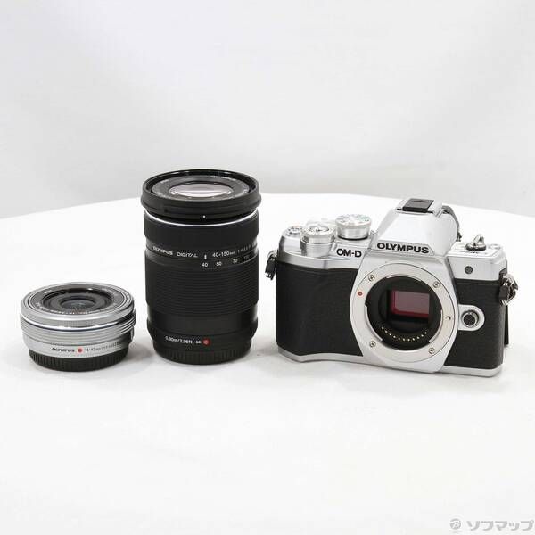 〔 品〕 OM-D E-M10 MarkIII EZ ダブルズームキット シルバー 262