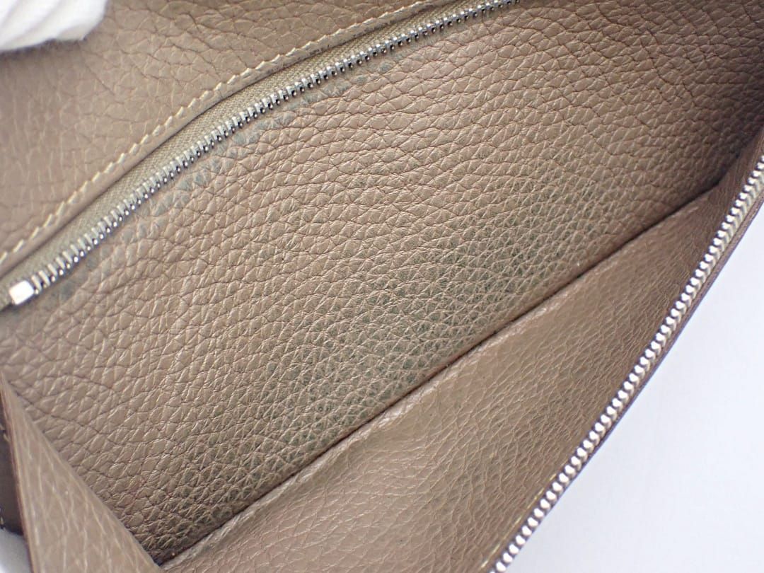 HERMES エルメス ドゴンロング 長財布 O刻印 エトゥープ シルバー金具 トリヨンクレマンス 中古B 【送料無料】管理番号：A-8115 楽天市場】HERMES エルメス ドゴンロング 長財布 O刻印 エトゥープ
