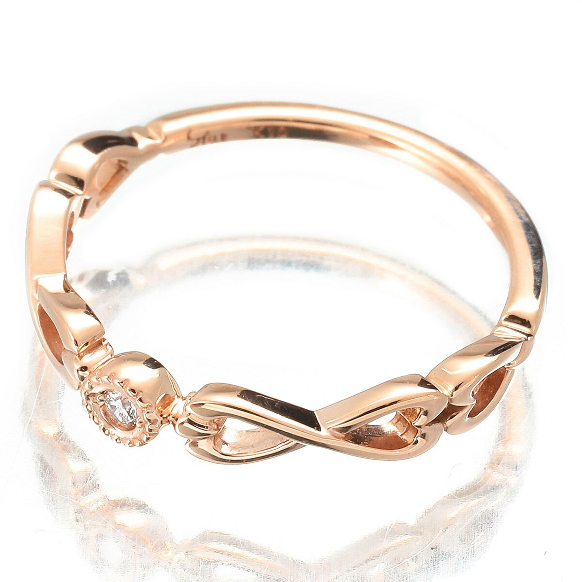 スタージュエリー STAR JEWELRY ハート インフィニティ デザインリング 
