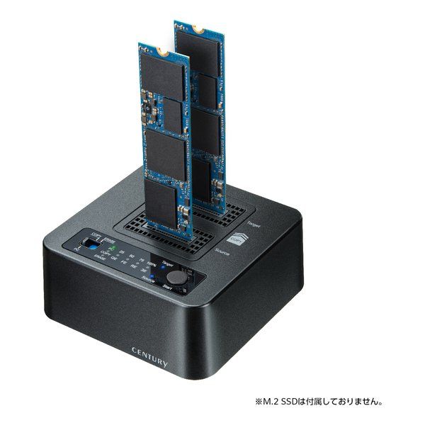  Century センチュリー 裸族のお立ち台 NVMe クローン＆イレーサー 2661475 ドライブケース PCパーツ