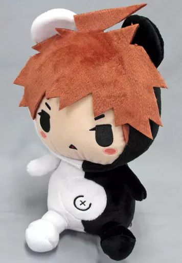 中古】ぬいぐるみ 苗木誠 もちぷちモノクマ着ぐるみBIGぬいぐるみ