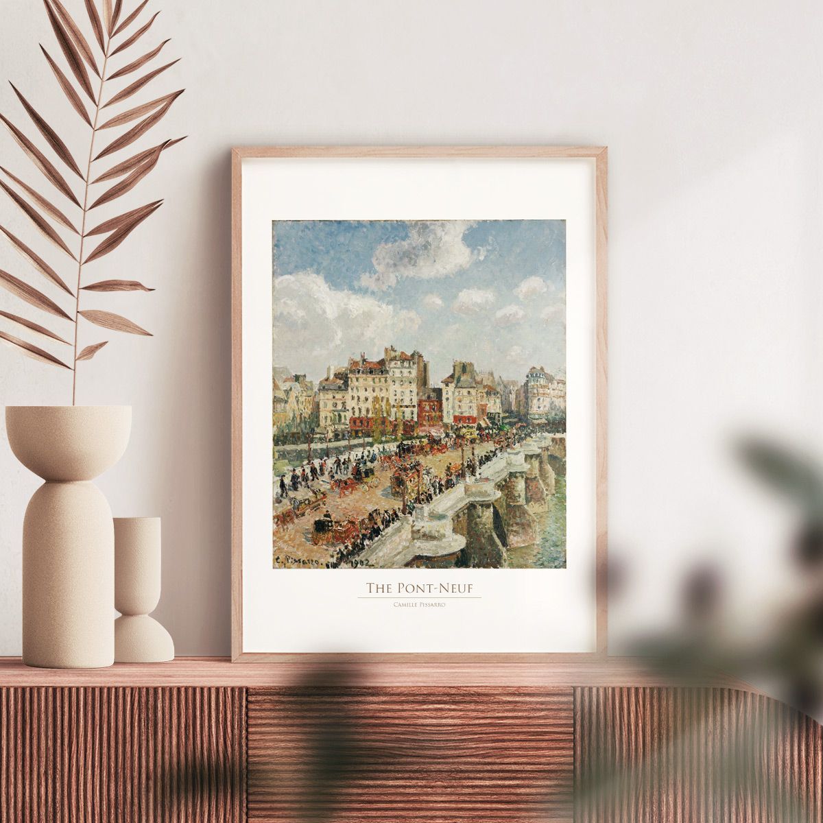 【A2】カミーユ・ピサロ ポン・ヌフ アートポスター 静物画 名画 絵画 ポスター アートパネル 特大 AP247