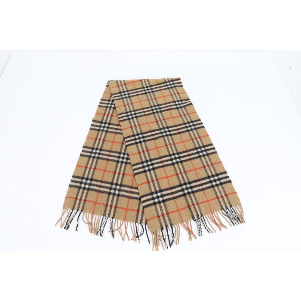 バーバリー カシミヤ 100% ノバ チェック フリンジ マフラー 大判 ストール ショール 秋 冬 防寒 メンズ レディース RUE CU30-8