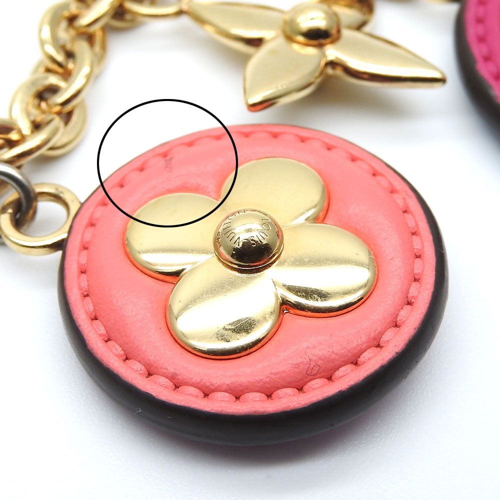 中古】ルイヴィトン キーリング バッグチャーム チェーン プレッピー