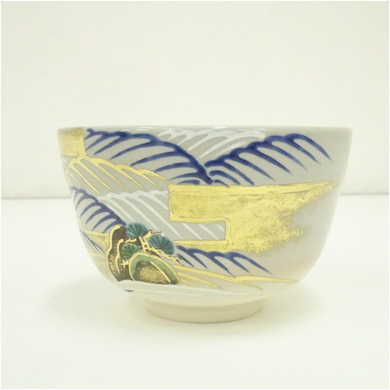 京焼 手塚桐鳳造 仁清写貝合雛茶碗（共箱） 茶道 抹茶 おしゃれ 抹茶