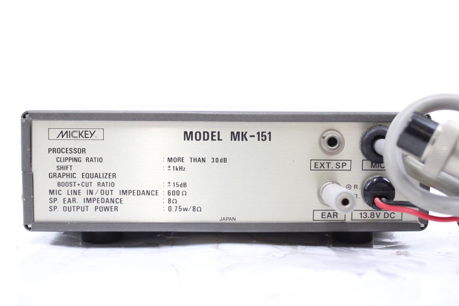 現状品 ミッキー MK-151 グラフィックイコライザー プロセッサー MICKEY アマチュア 無線機 IT8UX2C0X044-D-B02-byebye 現状品 ミッキー MK-151 グラフィックイコライザー プロセッサー