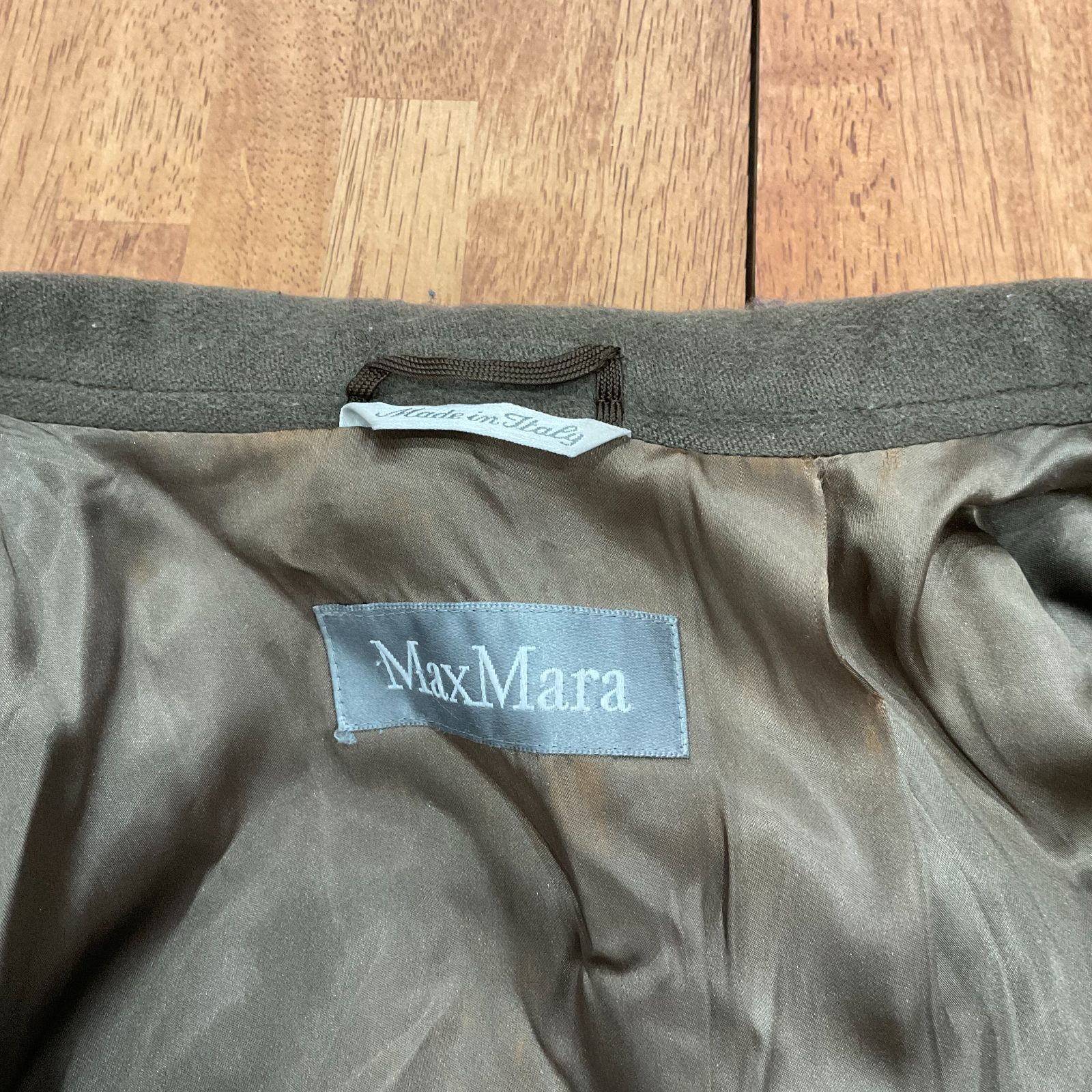 MaxMara 最高級 銀タグ ダブルブレス チェスターコート ロングコート マックスマーラ 最高級 銀タグ チェスターコート ロング L