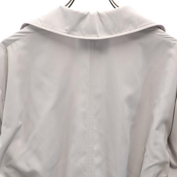 EMPORIO ARMANI シルバーグレー トレンチコート EMPORIO ARMANI シルバーグレー トレンチコート EMPORIO ARMANI