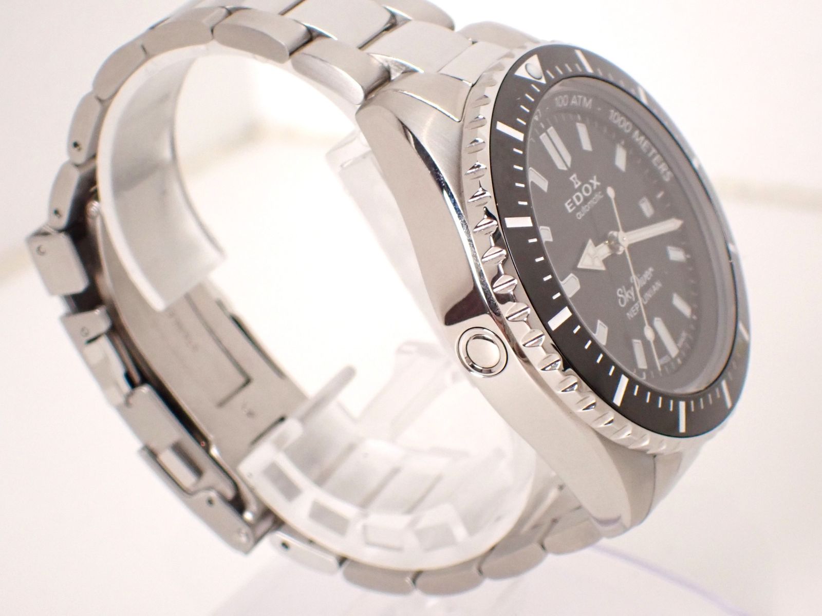 美品 EDOX(エドックス) ネプチュニアン スカイダイバー 80120-3NM-NIN  