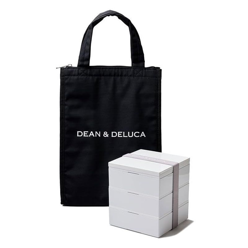 DEAN - DELUCA ディーンアンドデルーカ 三段重小とクーラーバッグ ブラック Mサイズ セット 0
