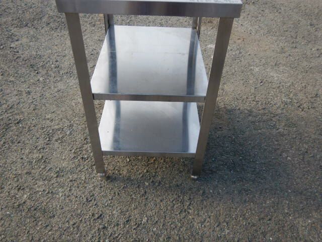 ステンレス製 作業台 厨房 W600×D600×H790.5mm J0913 ステンレス製 作業台 厨房 W600×D600×H790.5mm J0913