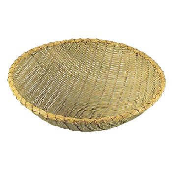 揚ザル 佐渡竹製 48cm