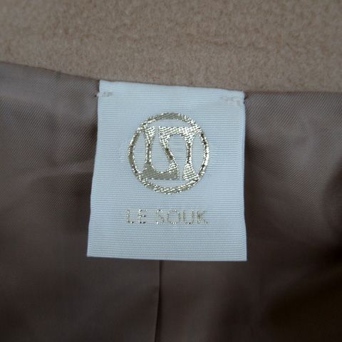 LE SOUK ルスーク　メルトンコート 38 スタンドカラーロングコート LE SOUK HOLIDAY｜クロスプラス公式