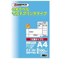 OAマルチラベルC 12面100枚*5冊 A237J-5 ジョインテックス