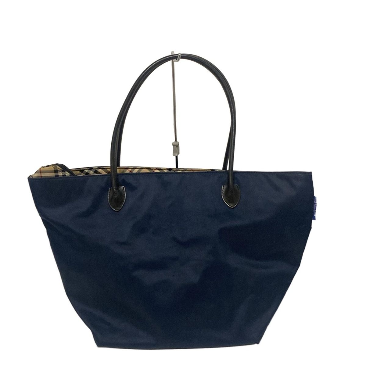 【美品】Blue label ハンドバッグ　黒チェック BLUE LABEL / BLACK LABEL CRESTBRIDGE｜クレストブリッジ