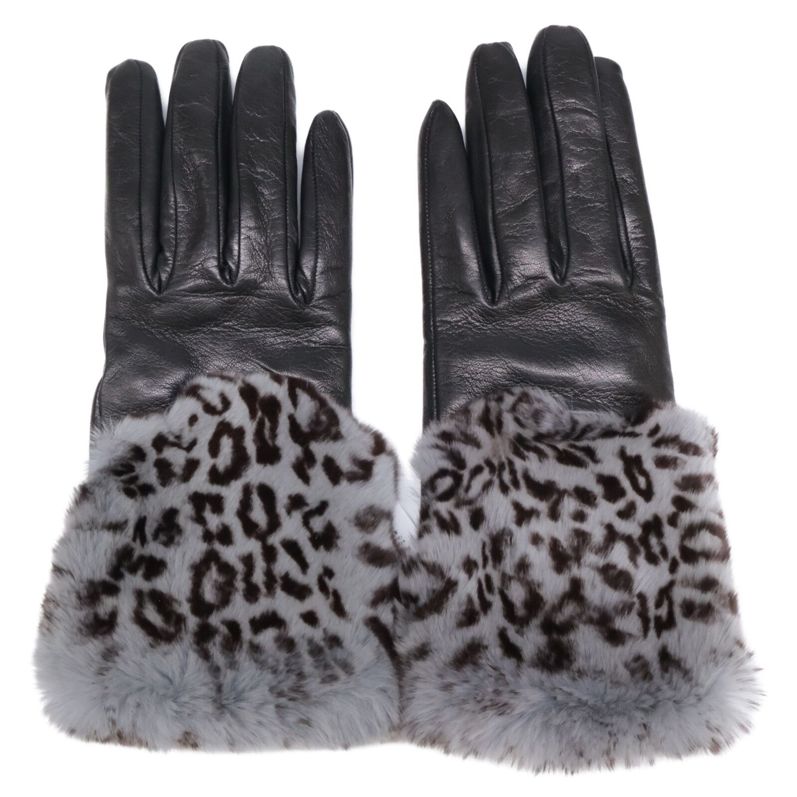 GALA GLOVES ガラグローブ D374NACA012 LEO レオ ワイド リアルファーパネル ナッパレザー 7 1 2