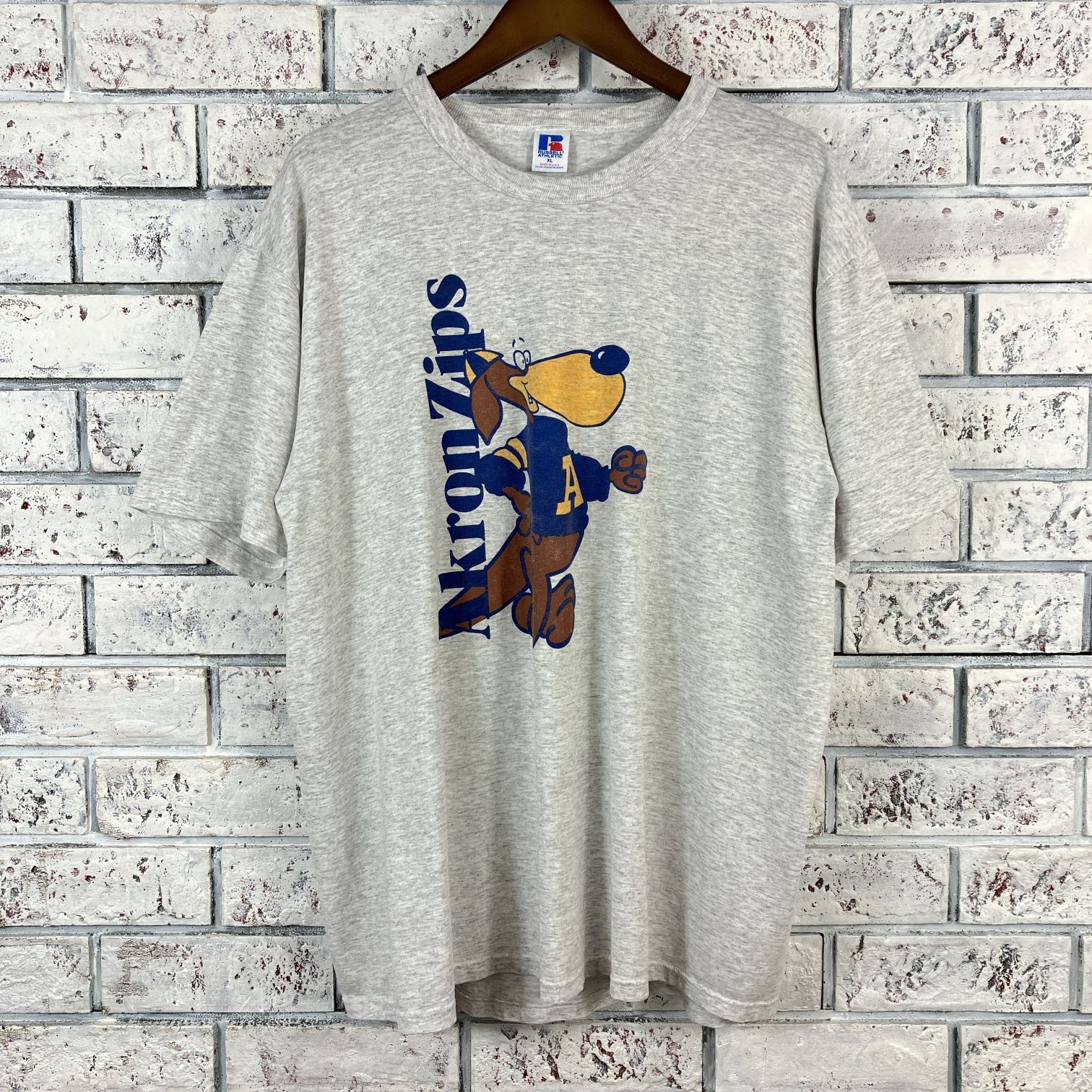 90年代 アクロンジップス Tシャツ 90´s RUSSELL ATHLETIC AKRON ZIPS T-SHIRTS