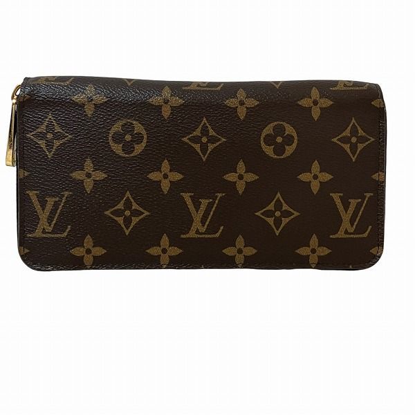 ルイヴィトン Louis Vuitton モノグラム ジッピーウォレット M41895 フューシャピンク ラウンドファスナー 長財布 レディース