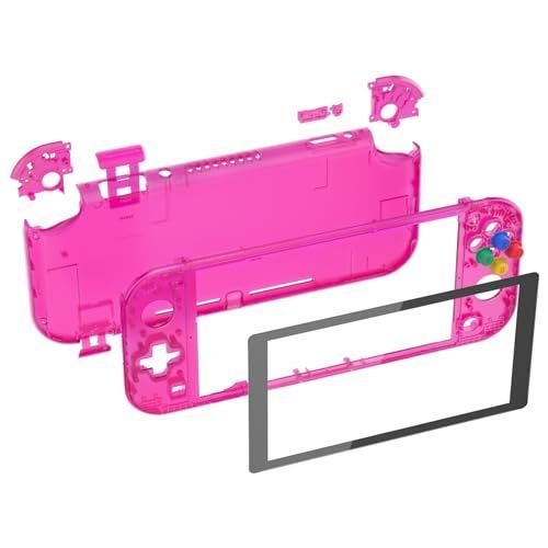 クリアキャンディピンク eXtremeRate Nintendo Switch Liteに対応用DIY