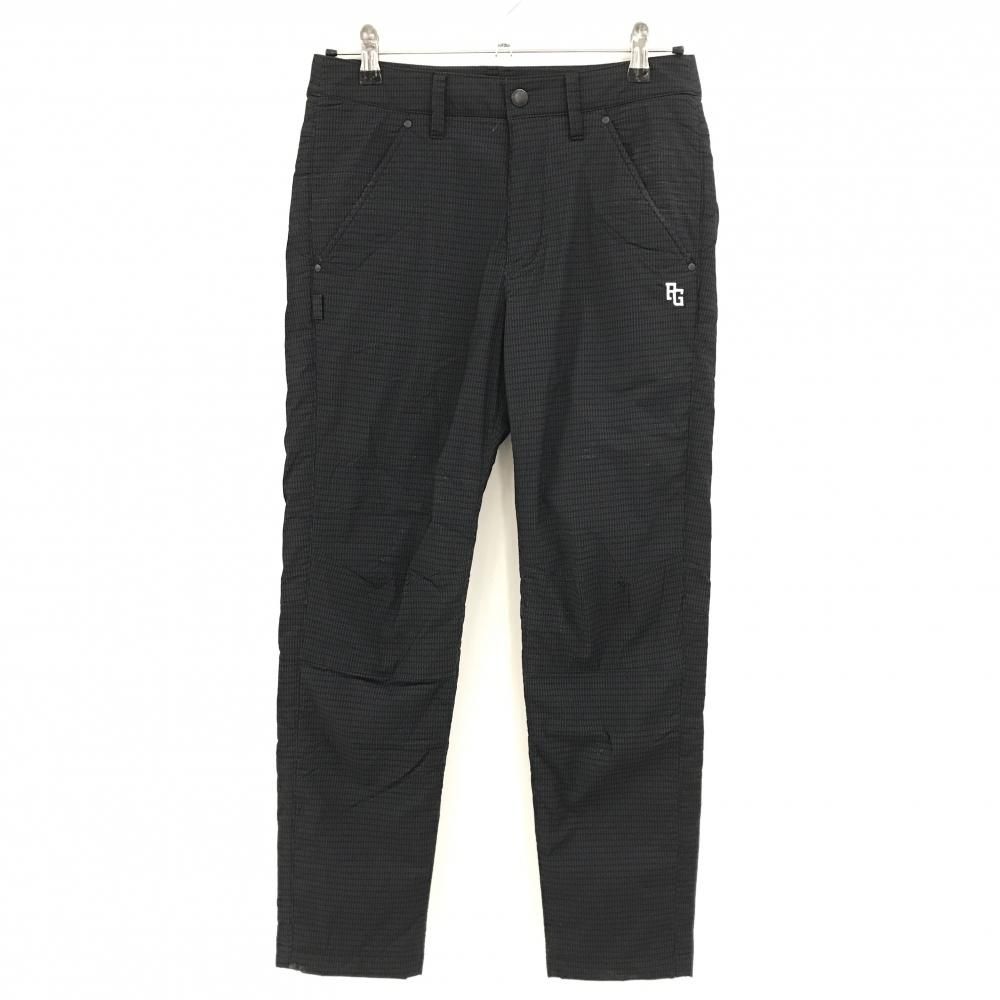 パーリーゲイツ 中綿パンツ ダークネイビー×黒 総柄  レディース 1(M) ゴルフウェア PEARLY GATES