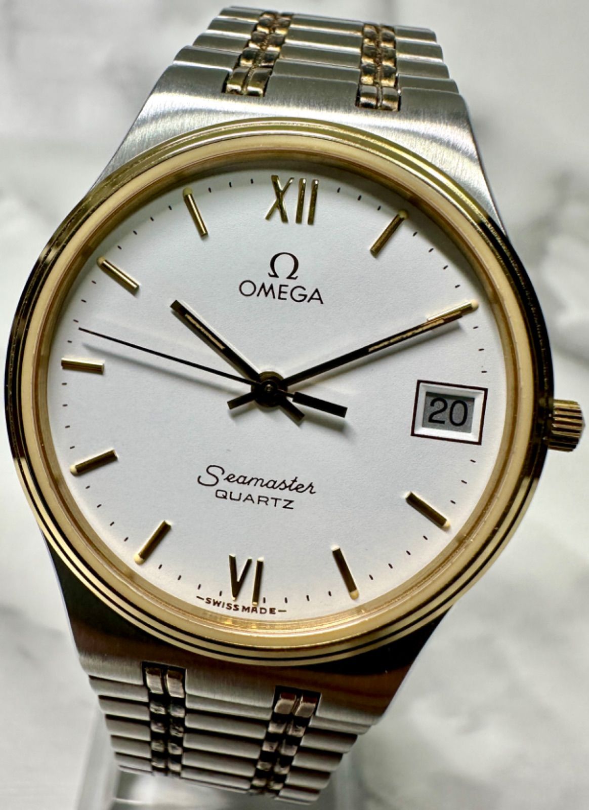 OMEGA オメガ シーマスター メンズ レディース クォーツ デイト 付属品 