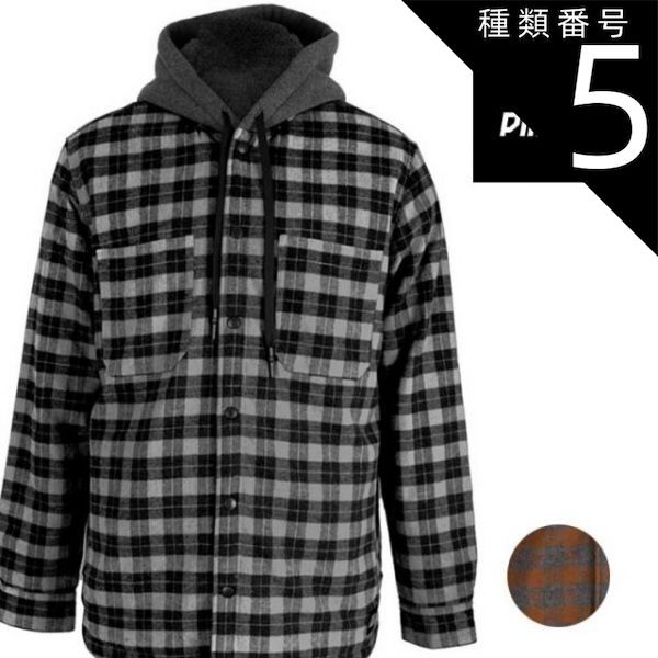 種類5：Black/S 【JETPILOT/ジェットパイロット】JPW84 QUILTED SHERPA JACKET キルト シェルパ ジャケット 秋冬 メンズ アウター