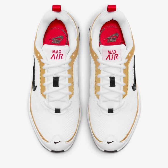 Nike AIR MAX AP スニーカー ホワイト/ゴールド Size 10 - Nike Air Max AP White Metallic Gold W for sale