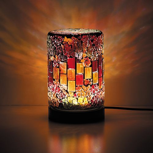 ミニモザイクLEDランプ クリムトレッド USB電源（AC電源アダプター付）イシグロ/21345