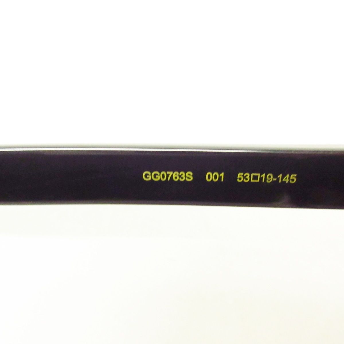 GUCCI(グッチ) サングラス GGマーモント GG0763S 黒×ゴールド プラスチック×金属素材