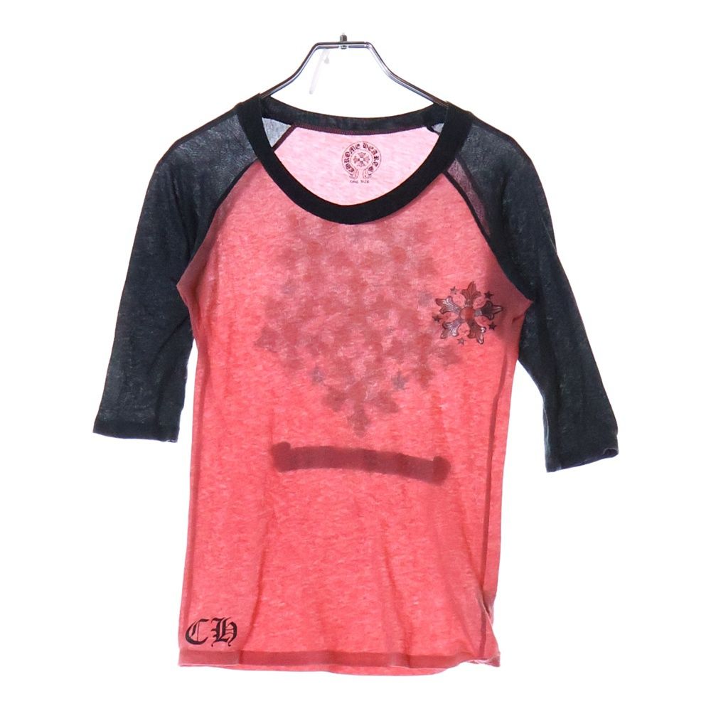 クロムハーツ　キッズ　七分ラグラン袖 CHROME HEARTS（クロムハーツ） ヘンリーネック 7分袖 カットソー T