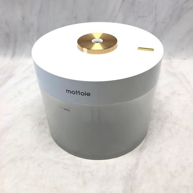 【美品】mottole 充電式ポータブル加湿器 L MTL-H006-WH ホワイト LF 0920ML012 0120240917100520