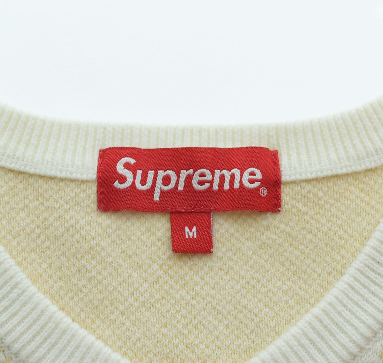 Supreme ニットベスト ベージュ Lサイズ Supreme シュプリーム ベスト L グレーベージュ