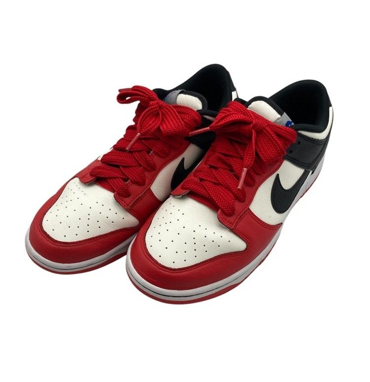 NBA×NIKE ナイキ ダンク ロー レトロ EMB 75thアニバーサリー シカゴブルズ スニーカー DD3363-100 サイズ28.5cm 中古 D4 NBA×NIKE ナイキ ダンク ロー レトロ EMB 75thアニバーサリー