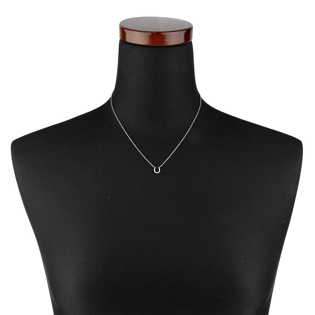 ティファニー メトロ ホースシュー ネックレス ダイヤモンド K18  