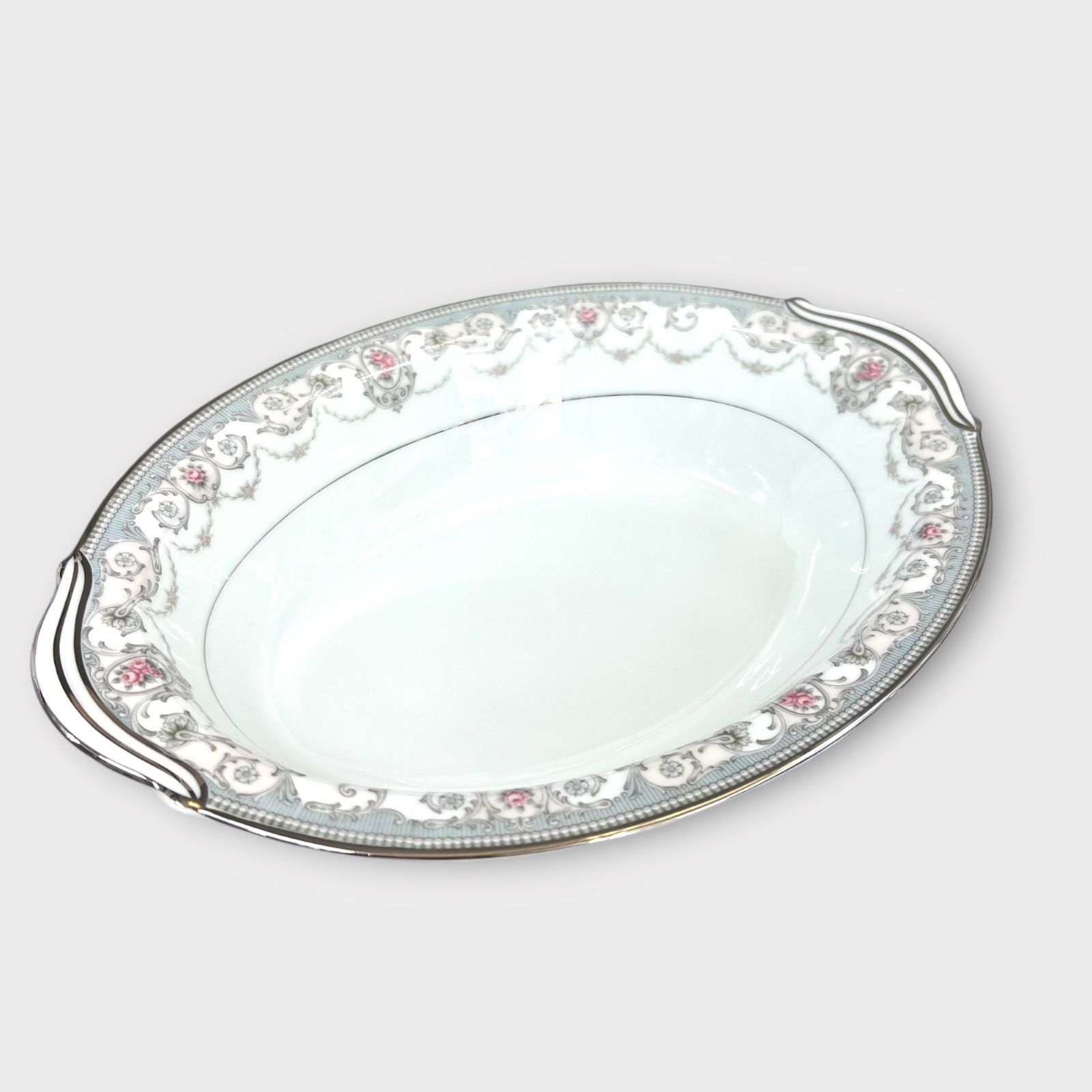 ノリタケ グレンビル オーバルプレート 深皿 大判 Noritake Glenville