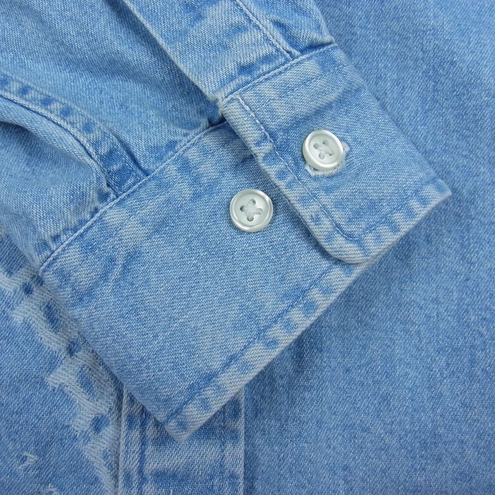 Supreme シュプリーム 17AW Jacquard Denim Shirt ジャガードロゴ