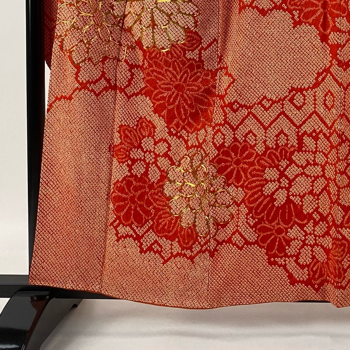 振袖 身丈156.5cm 裄丈64cm M 袷 袋帯フルセット 菊 総絞り 金糸