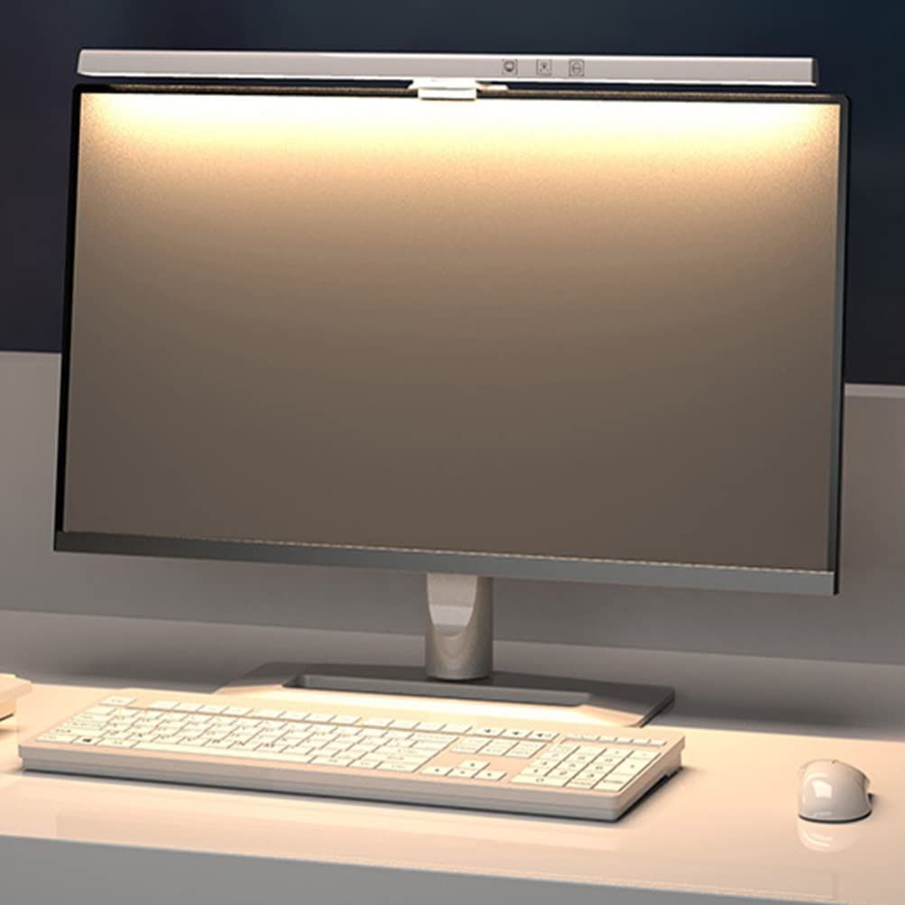 【数量限定】デスクライト USBライト バーライト 掛け式ライト モニターライト USB充電式 目に優しい コンピューター用ライト スペース節約 NUOLUX 輝度調整 取付簡単 オフィス/PC作業/読書用（