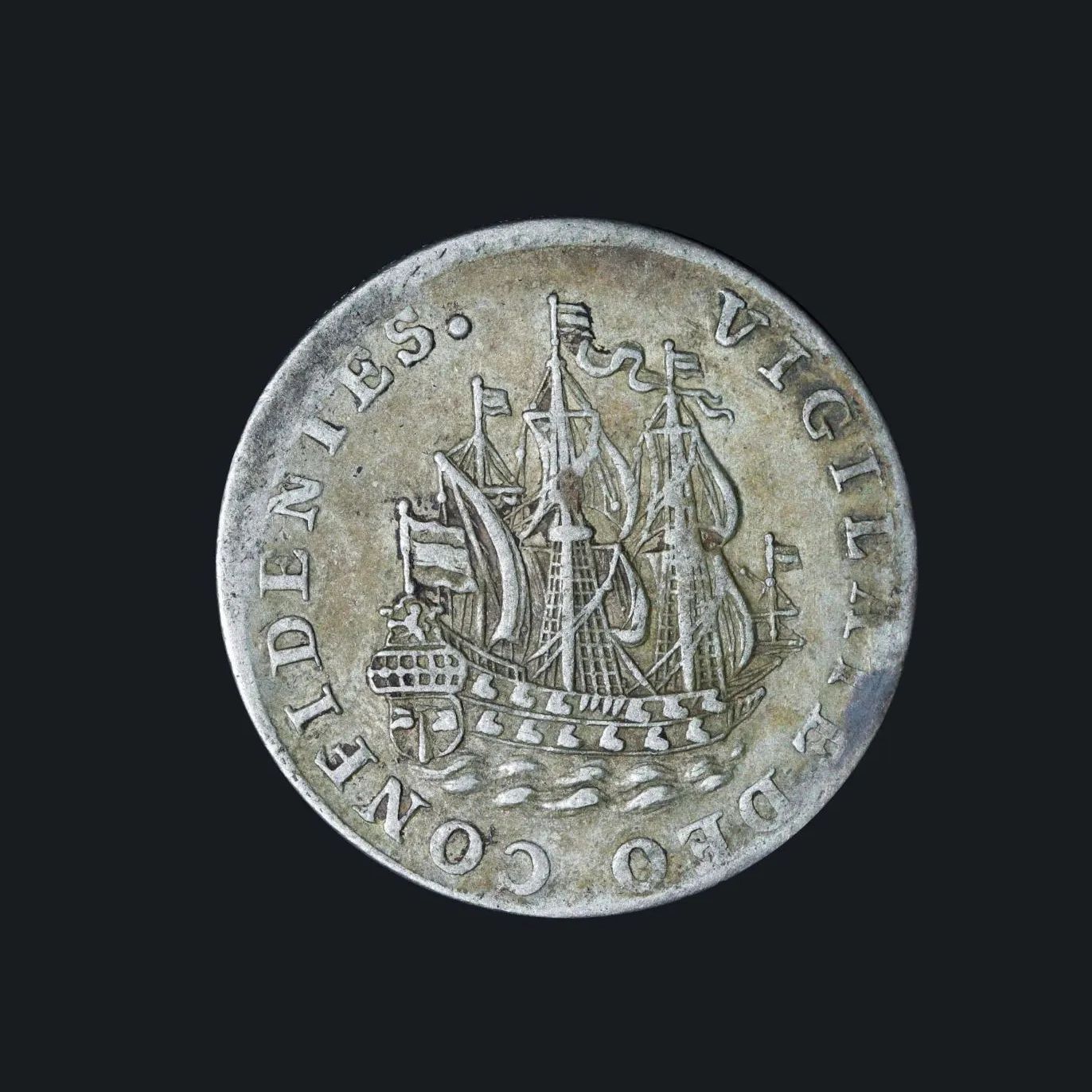 NETHERLANDS Zeeland ゼ―ラント 1751~93 Ducaton 1761 6Stuivers 銀貨
