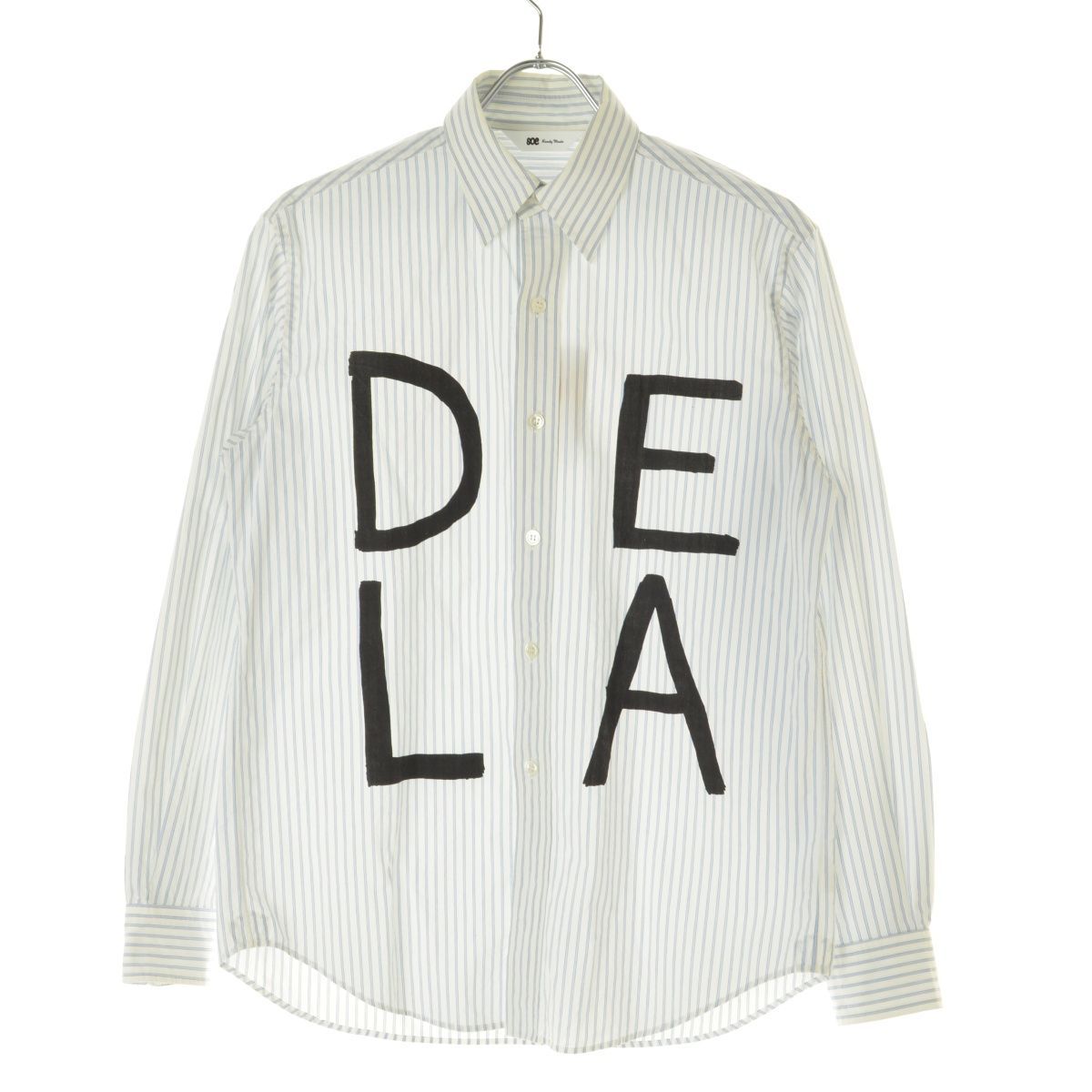 【soe】REGULAR COLLAR SHIRT DE LA ストライプシャツ