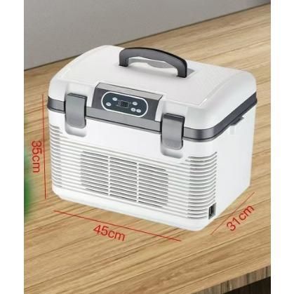 車載冷蔵庫 19L ポータブル冷蔵庫 -10℃?+65℃調整 持ち運べる小型